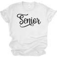 That Says Senior Cursive Script Graduation Unisex Jersey T-Shirt
