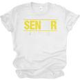 Senior 2018 Class President-School Colors Graduation Unisex Jersey T-Shirt
