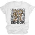 Senior 2021 Grad Class Of 2021 Graduation Leopard Cheetah Unisex Jersey T-Shirt