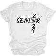 Senior 2021 Lacrosse Sticks And Ball Graduation Unisex Jersey T-Shirt