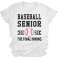 Senior Class Of 2025 Baseball Senior Night Graduation Party Unisex Jersey T-Shirt