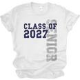 Senior Class Of 2027 Graduation Year High School & College Unisex Jersey T-Shirt