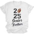 Senior Football Brother Class Of 2025 Graduation Graduate Unisex Jersey T-Shirt