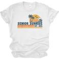 Senior Sunrise 2026 Graduation Cool Retro High School Unisex Jersey T-Shirt