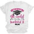 She Believed She Could So She Mastered It Graduation Unisex Jersey T-Shirt