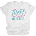 Silent Productivity Introvert Office Staff Secretary Admin Unisex Jersey T-Shirt Silent Productivity Introvert Office Staff Secretary Admin Unisex Jersey T-Shirt
