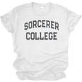 Silly Don'T Call Me SORCERER COLLEGE Introvert Sarcastic Unisex Jersey T-Shirt