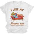 Smutty Book Lover I Like My Fictional Men Spicy Book Unisex Jersey T-Shirt Smutty Book Lover I Like My Fictional Men Spicy Book Unisex Jersey T-Shirt