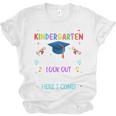 So Long Kindergarten Graduation Look Out 1st Grade 2025 Kids Premium Tri-Blend Unisex Jersey T-Shirt