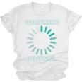 Social Introvert's Overthinking Please Wait Awkward Humor Unisex Jersey T-Shirt Social Introvert's Overthinking Please Wait Awkward Humor Unisex Jersey T-Shirt