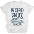 Spicy Romance Book Reader Fan Weird Smut Social Club Unisex Jersey T-Shirt Spicy Romance Book Reader Fan Weird Smut Social Club Unisex Jersey T-Shirt