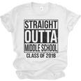 Straight Outta Middle School Graduation Unisex Jersey T-Shirt