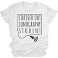 Stressed Sonography Student Ultrasound Tech Graduation Unisex Jersey T-Shirt