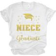 Super Proud Niece Of 2025 Graduate Senior Graduation Family Premium Unisex Jersey T-Shirt