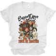 Support Your Local Trick Or Treaters Retro Spooky Nostalgia Unisex Jersey T-Shirt Support Your Local Trick Or Treaters Retro Spooky Nostalgia Unisex Jersey T-Shirt