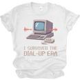 I Survived The Dial-Up Era Retro 90s Nostalgia Premium Tri-Blend Unisex Jersey T-Shirt