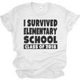 I Survived Elementary School Class Of 2018 Graduation Shirt Unisex Jersey T-Shirt