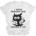 I Survived Engineering School Graduation 2026 Premium Tri-Blend Unisex Jersey T-Shirt