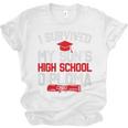 I Survived My Son's High School Diploma Graduation Premium Unisex Jersey T-Shirt