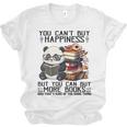 Teacher Bookworm Book Lover Panda Reading Book Librarian Tee Unisex Jersey T-Shirt