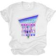 Temporal Trends Vaporwave Style Retro Nostalgia Look Premium Tri-Blend Unisex Jersey T-Shirt