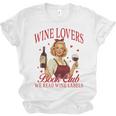 Valentine’s Day Wine Lovers Book Club We Read Wine Labels Unisex Jersey T-Shirt Valentine’s Day Wine Lovers Book Club We Read Wine Labels Unisex Jersey T-Shirt