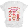 Valentines Reading Book Lover All Booked For Valentine's Day Unisex Jersey T-Shirt Valentines Reading Book Lover All Booked For Valentine's Day Unisex Jersey T-Shirt