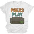 VHS Cassette Retro Analog Nostalgia Theme Premium Unisex Jersey T-Shirt VHS Cassette Retro Analog Nostalgia Theme Premium Unisex Jersey T-Shirt
