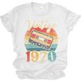 Vintage 1970 Retro Cassette Tape 70s Born Nostalgia Birthday Unisex Jersey T-Shirt