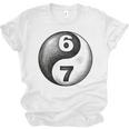 Vintage 6 7 Sketch Yin Yang Namaste Six Seven Nostalgia Unisex Jersey T-Shirt Vintage 6 7 Sketch Yin Yang Namaste Six Seven Nostalgia Unisex Jersey T-Shirt