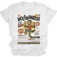 Werewolf Wolfmanator Nostalgia Vintage Halloween Unisex Jersey T-Shirt Werewolf Wolfmanator Nostalgia Vintage Halloween Unisex Jersey T-Shirt
