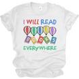 I Will Read Books Everywhere Across America Child Readers Unisex Jersey T-Shirt