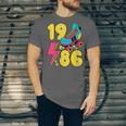1986 Retro Raised In The 80s Old School Nostalgia Vibes Unisex Jersey T-Shirt