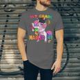 1st Grade Nailed It Flossing Unicorn Graduation Shirt Unisex Jersey T-Shirt