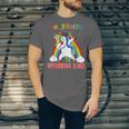 5th Grade Graduate Class 2021 Dabbing Unicorn Graduation Unisex Jersey T-Shirt