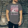 5th Grade Graduation Anime 2025 Graduate Elementary Girls Unisex Jersey T-Shirt