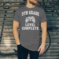 5th Grade Level Complete Gamer Class Of 2025 Graduation Unisex Jersey T-Shirt