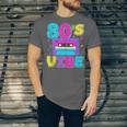 80's Vibe Retro Style Cassette Tape Nostalgia 1980s Party Unisex Jersey T-Shirt