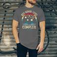 8th Grade Level Complete Gamer Class Of 2025 Graduation Boy Unisex Jersey T-Shirt