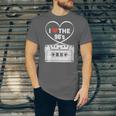 90s Nostalgia Cassette Heart Retro I Love The 90s Unisex Jersey T-Shirt