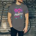 90's Party 90s Nostalgia Retro Rave Dance Music Unisex Jersey T-Shirt 90's Party 90s Nostalgia Retro Rave Dance Music Unisex Jersey T-Shirt