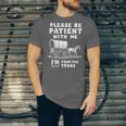 Amusing Wagon Pace Please Be Patient I'm From The 1900s Unisex Jersey T-Shirt