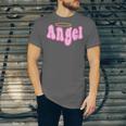 Angel Y2k Aesthetic 2000s Millennial Nostalgia Retro Pink Unisex Jersey T-Shirt