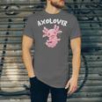 Axolovert Axolotl Humor Salamander Introvert Unisex Jersey T-Shirt