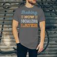 Baking Now Minimal Socializing Introvert Vintage Unisex Jersey T-Shirt Baking Now Minimal Socializing Introvert Vintage Unisex Jersey T-Shirt