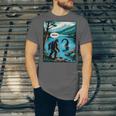 Bigfoot Sasquatch Loch Ness Monster Introvert Bruh Unisex Jersey T-Shirt