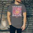 I Like My Books Spicy And My Coffee Icy Librarian Unisex Jersey T-Shirt