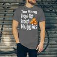 Chicken Nugget Saying Introvert Nuggie Foodie Food Unisex Jersey T-Shirt Chicken Nugget Saying Introvert Nuggie Foodie Food Unisex Jersey T-Shirt