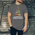 Christmas Book Tree All Booked For Xmas Unisex Jersey T-Shirt
