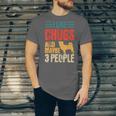 Chug Dog Retro Vintage Pughuahua Owner Fur Parent Introvert Unisex Jersey T-Shirt Chug Dog Retro Vintage Pughuahua Owner Fur Parent Introvert Unisex Jersey T-Shirt